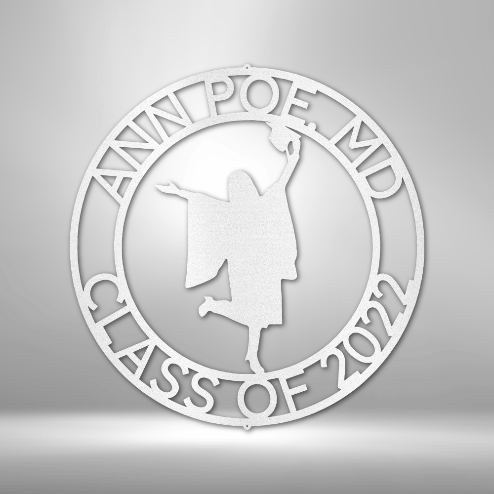 Personalized Graduation Monogram Steel Sign Steel Art Wall Metal Decor-Express Your Love Gifts