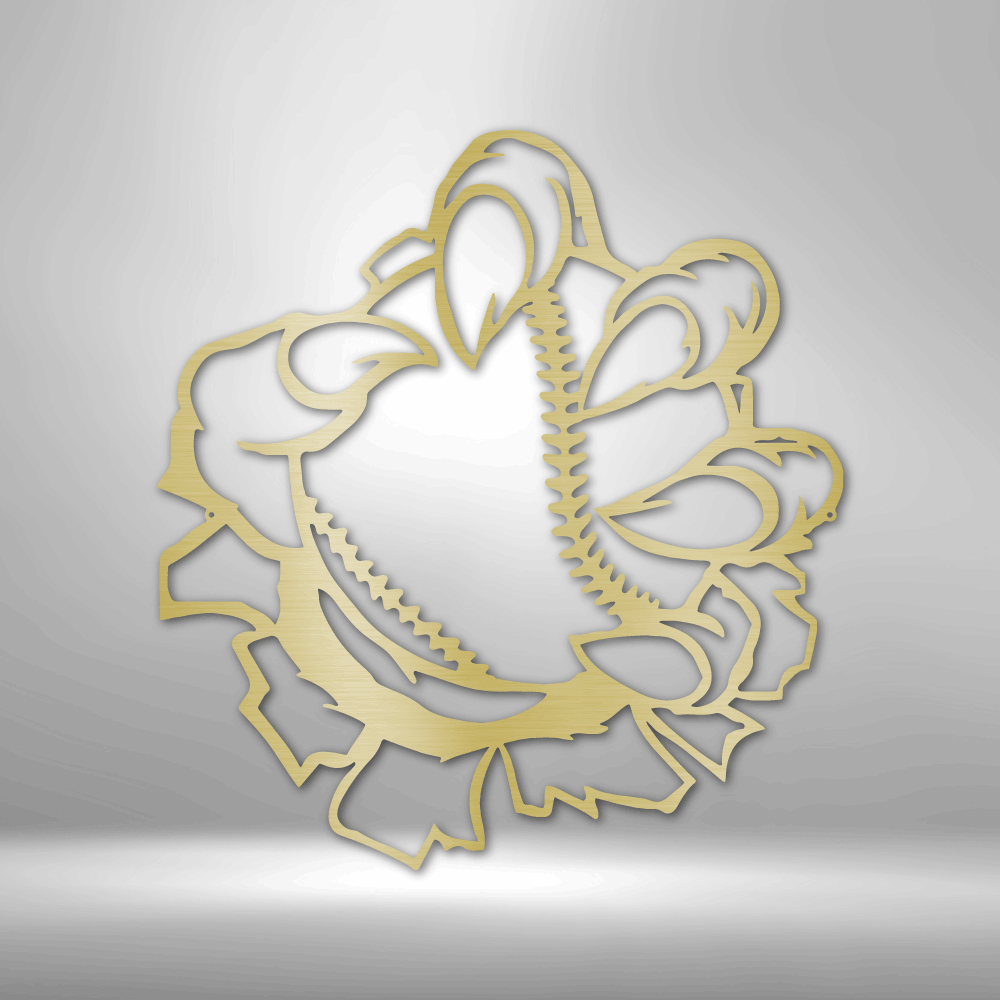 Claw Ball Steel Sign Steel Art Wall Metal Decor-Express Your Love Gifts