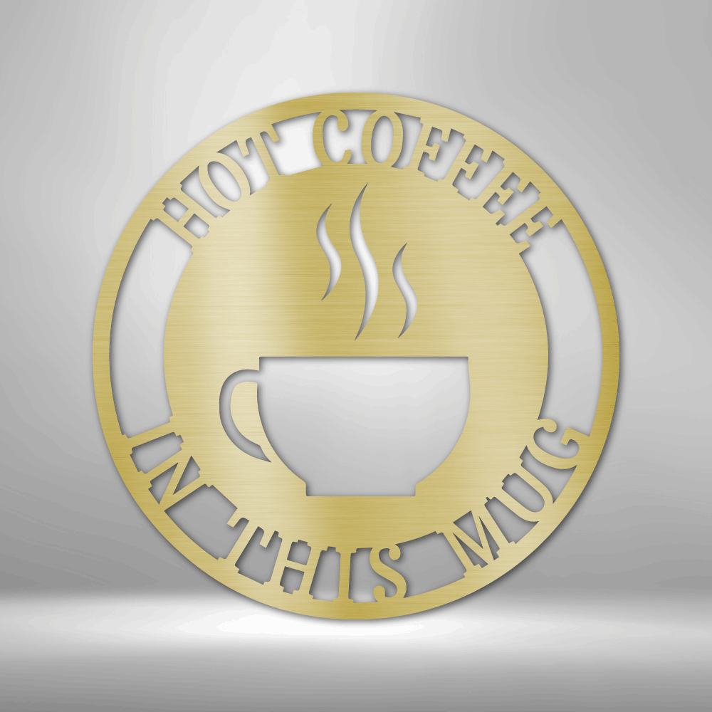 Coffee Haze Monogram Steel Sign Steel Art Wall Metal Decor-Express Your Love Gifts