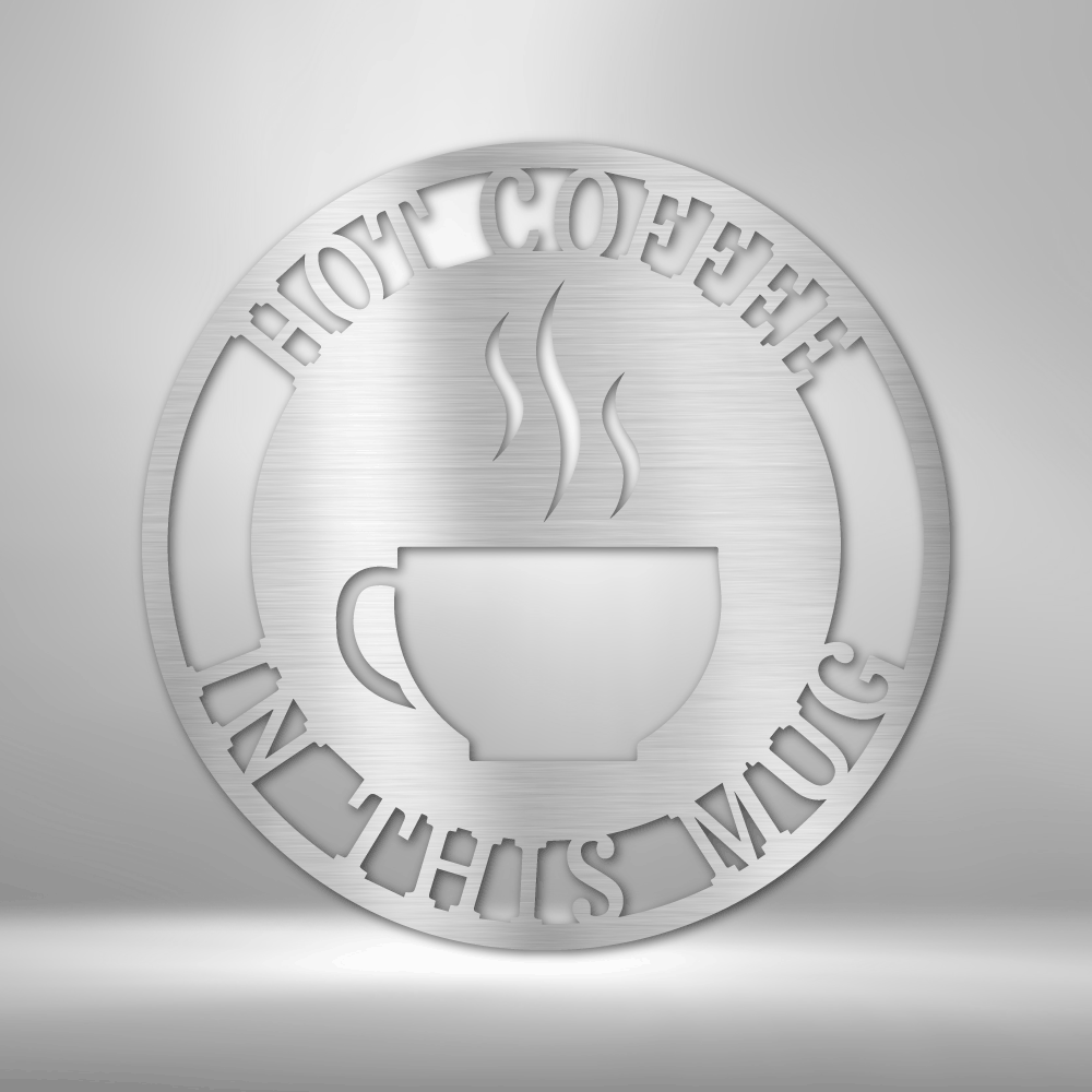 Coffee Haze Monogram Steel Sign Steel Art Wall Metal Decor-Express Your Love Gifts