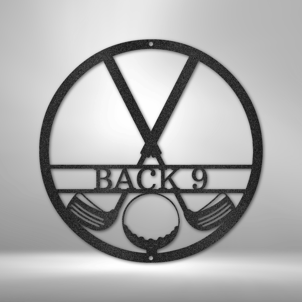 Personalized Golf Club Monogram Steel Sign Steel Art Wall Metal Decor-Express Your Love Gifts