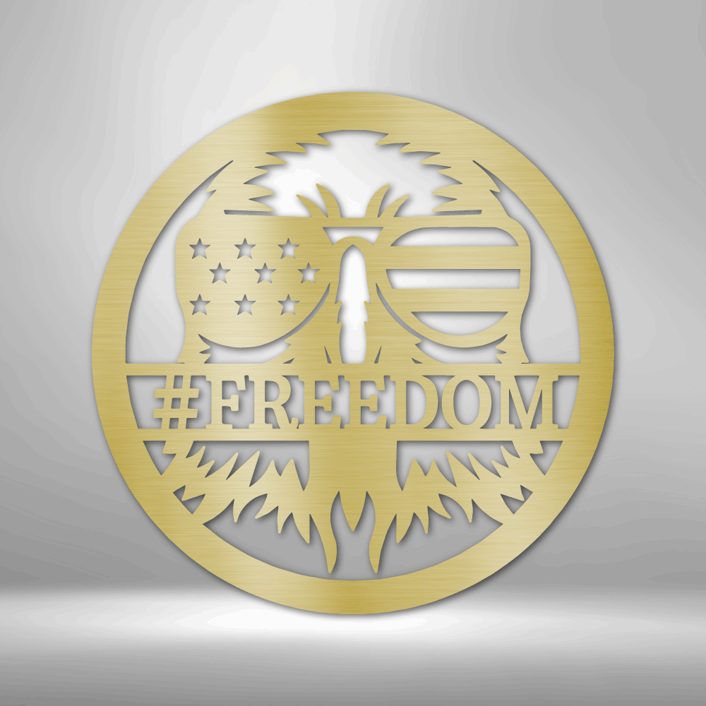 Personalized American Eagle Monogram Steel Sign Steel Art Wall Metal Decor-Express Your Love Gifts
