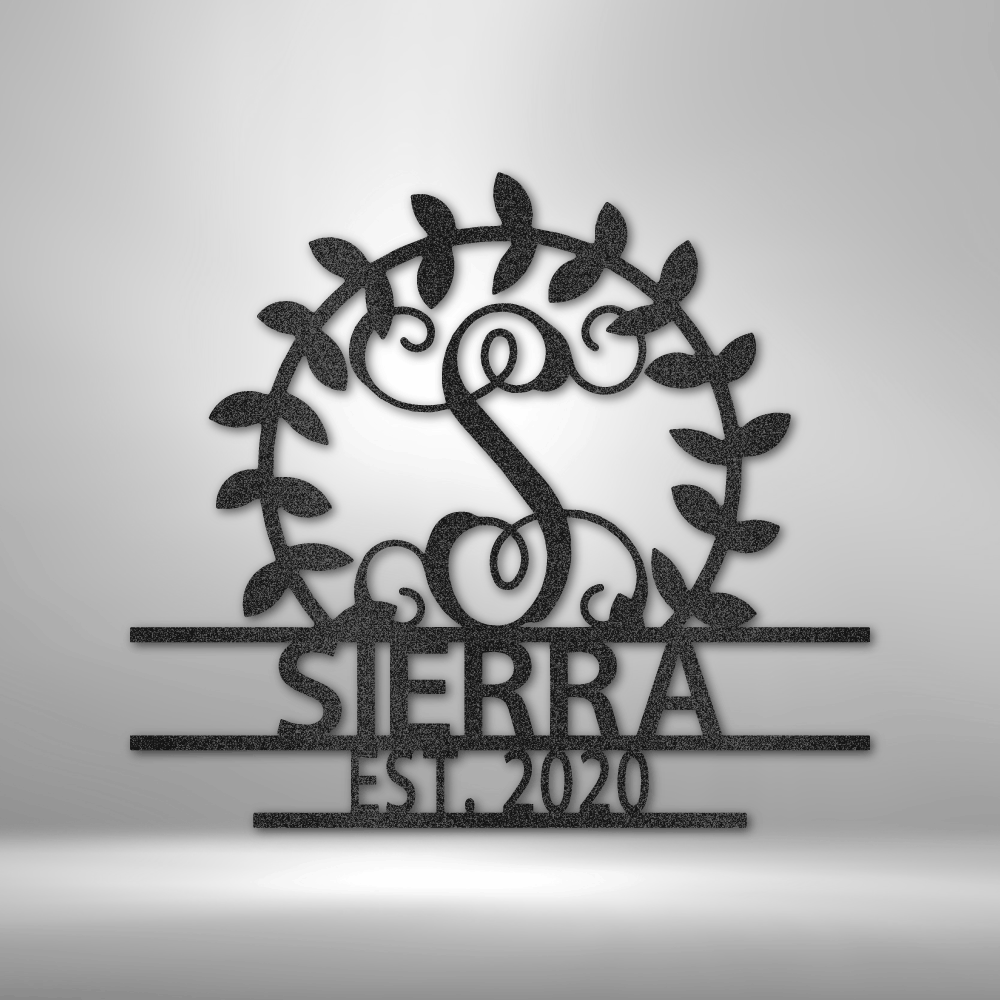 Personalized Crest Steel Sign Steel Art Wall Metal Decor-Express Your Love Gifts