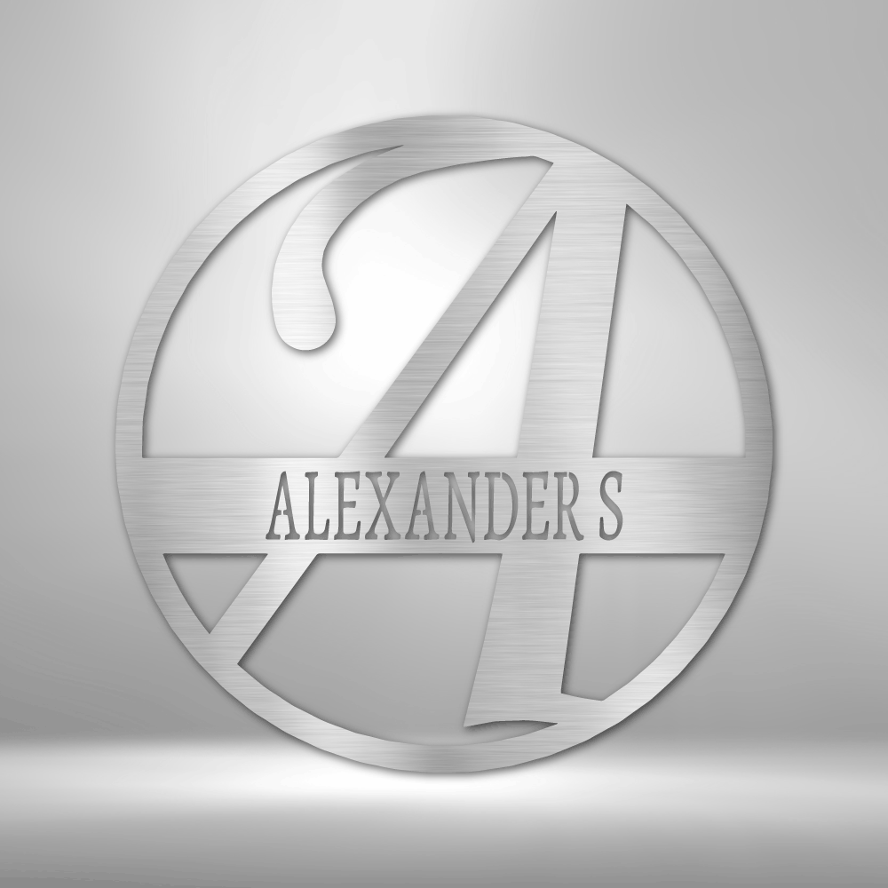 Personalized Exemplary Family Name Steel Sign Steel Art Wall Metal Decor-Express Your Love Gifts