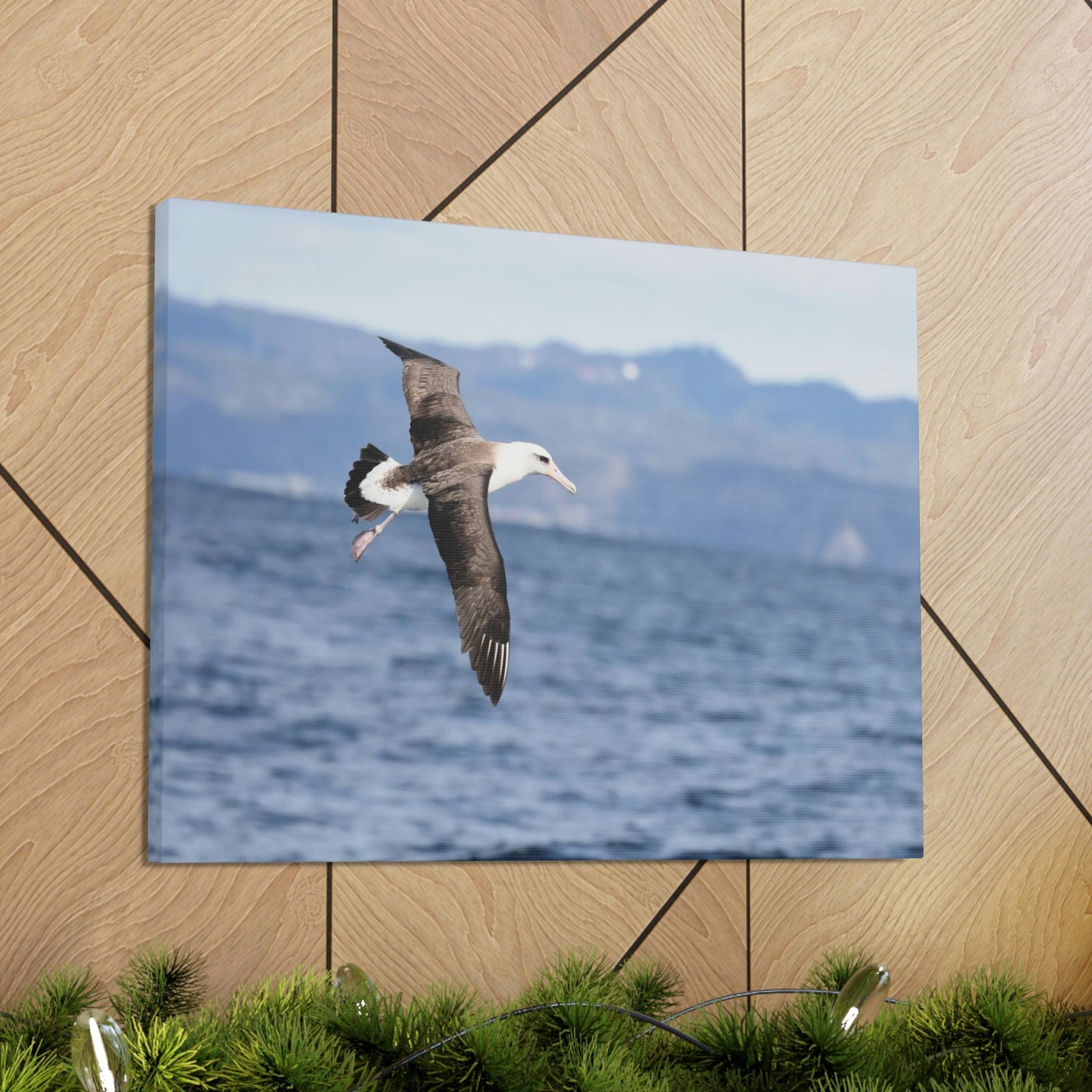 Scripture Walls Albatross Hunting Albatross on Hunt Print Animal Wall Art Wildlife Canvas Prints Wall Art Ready to Hang Unframed-Express Your Love Gifts