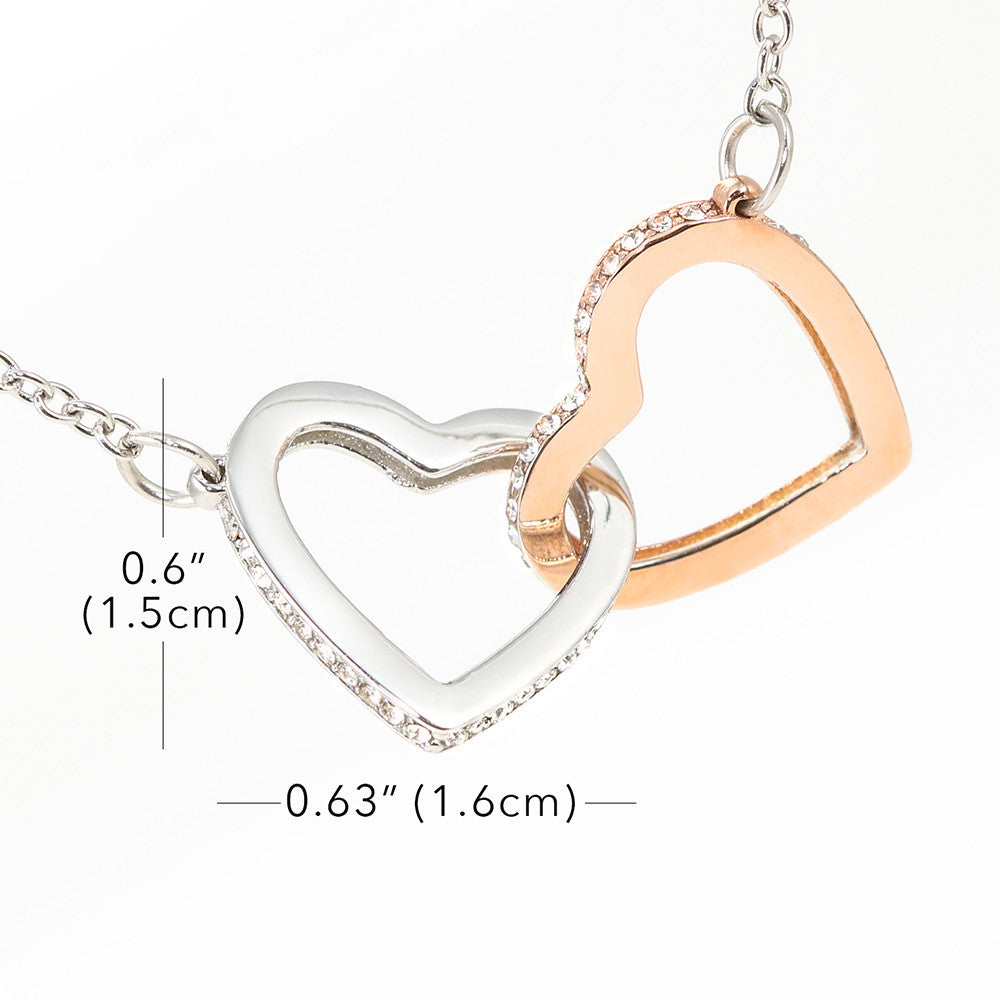 Mother Necklace My Heart Is Always Yours Inseparable Love Pendant Keepsake Card-Express Your Love Gifts