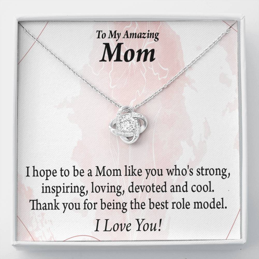 Mom You'Re The Greatest! Love Knot Message Card From Son Daughter Gift Anniversary Birthday Graduation Mothers Day-Express Your Love Gifts
