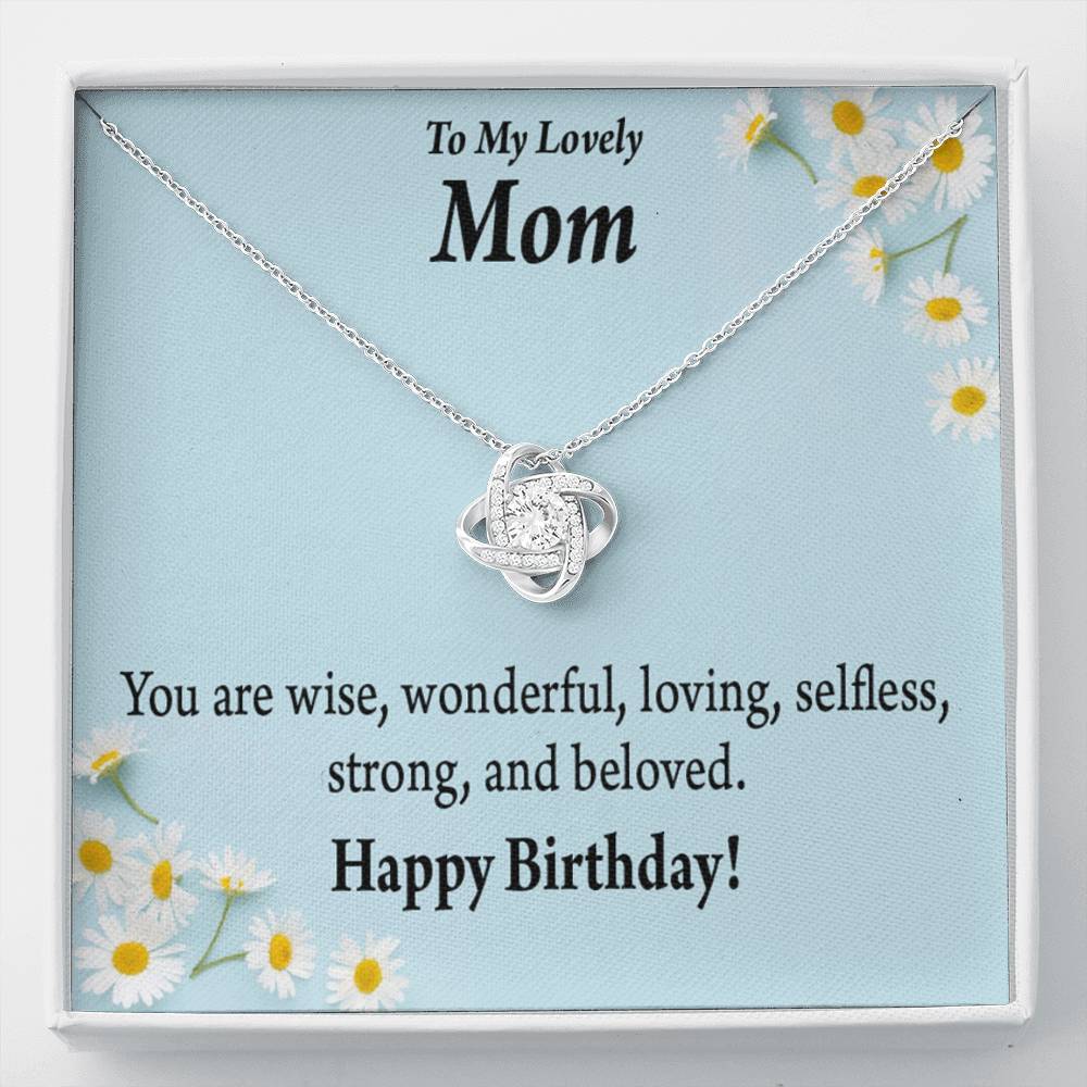 You Are Wise Love Knot Pendant Message Card-Express Your Love Gifts