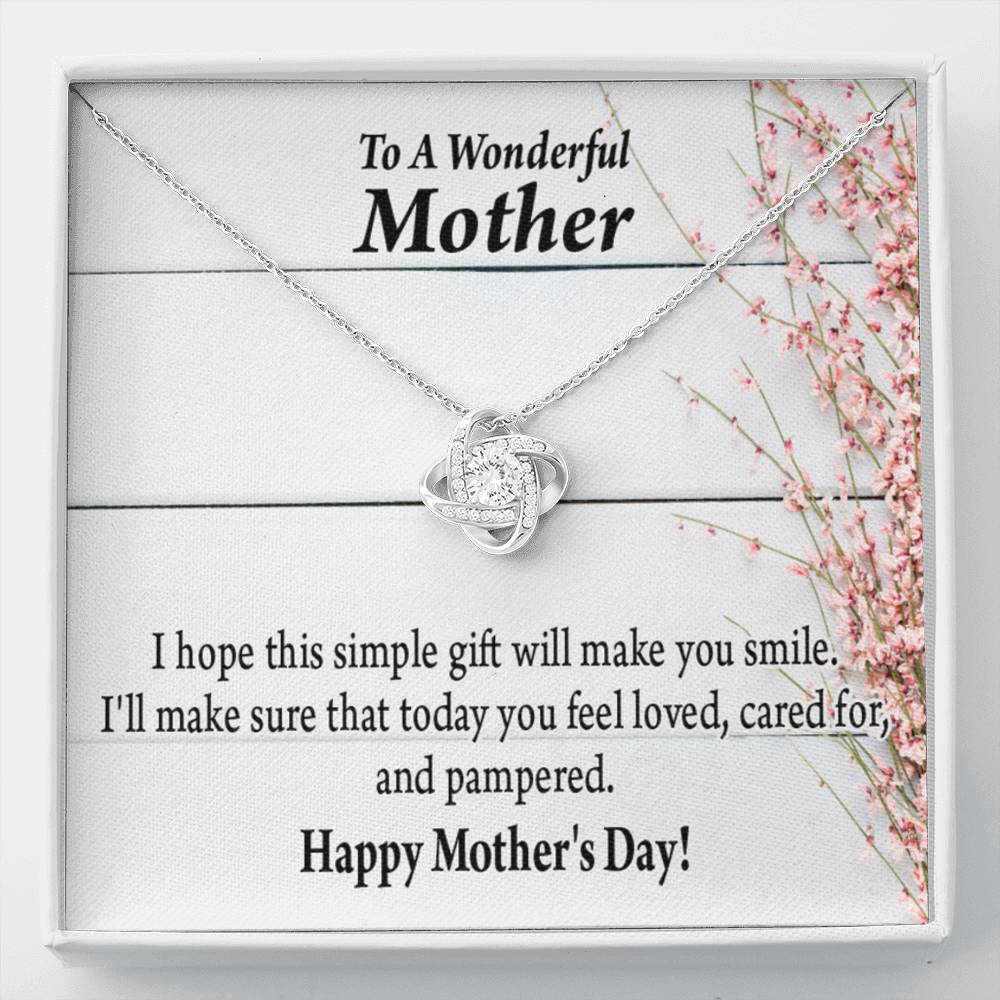 To Mom Love Knot Message Card From Son Daughter Gift Anniversary Birthday Graduation Mothers Day-Express Your Love Gifts