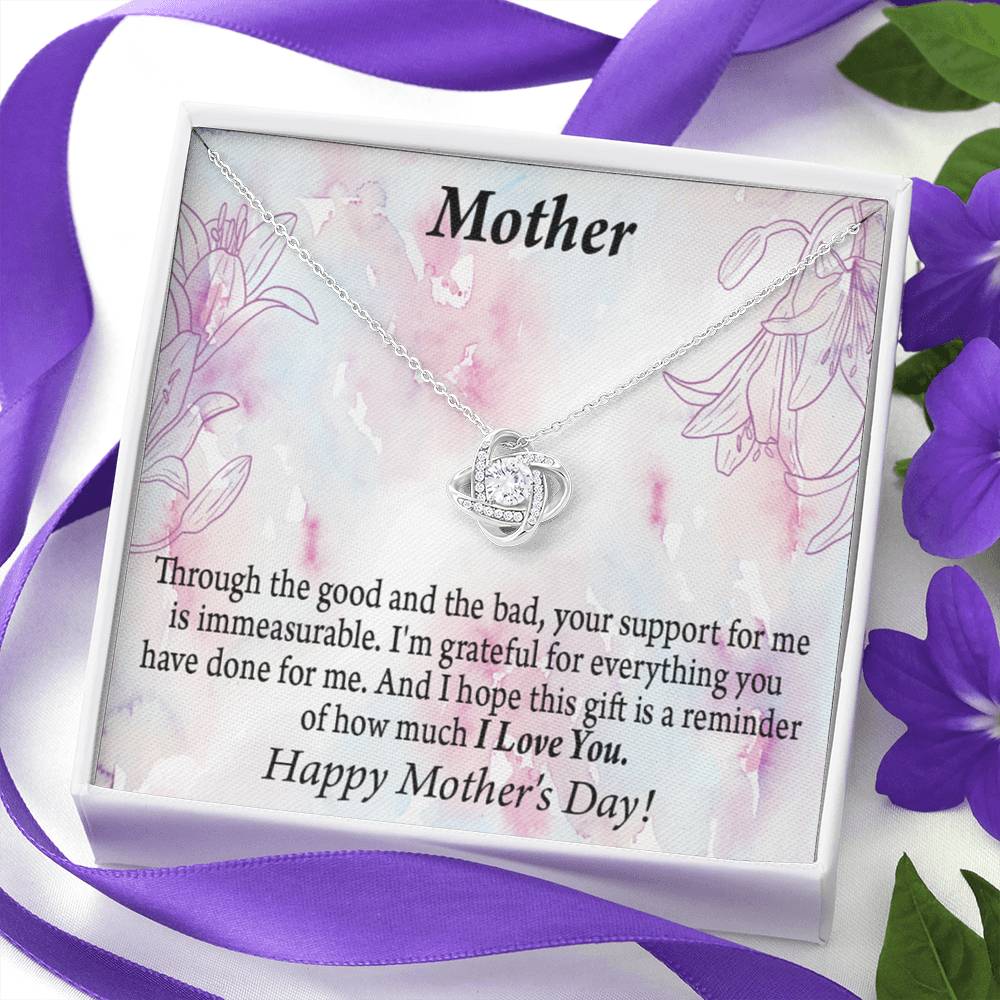 Happy Mother'S Day So Grateful Love Knot Message Card From Son Daughter Gift Anniversary Birthday Graduation Mothers Day-Express Your Love Gifts