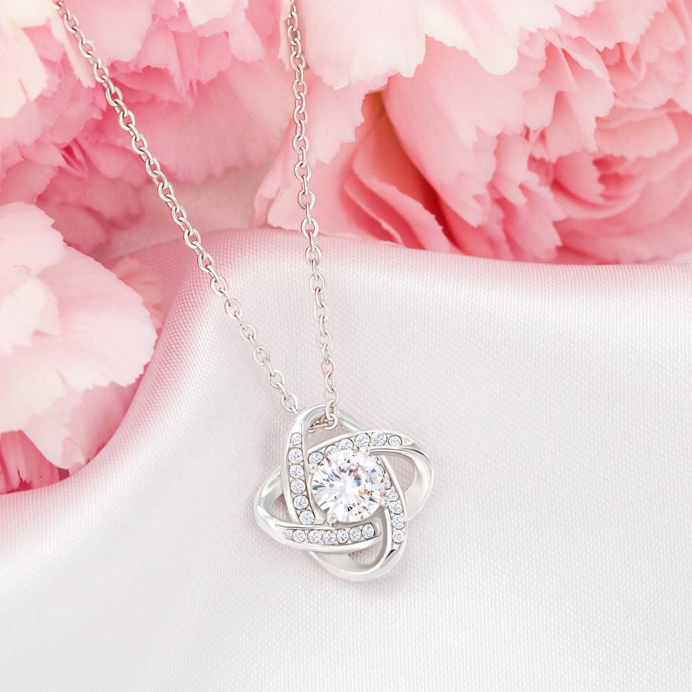To Mom Mother Bonus Mom Grandmom Sweet Message Love Knot Message Card From Son Daughter Gift Anniversary Birthday Graduation Mothers Day-Express Your Love Gifts