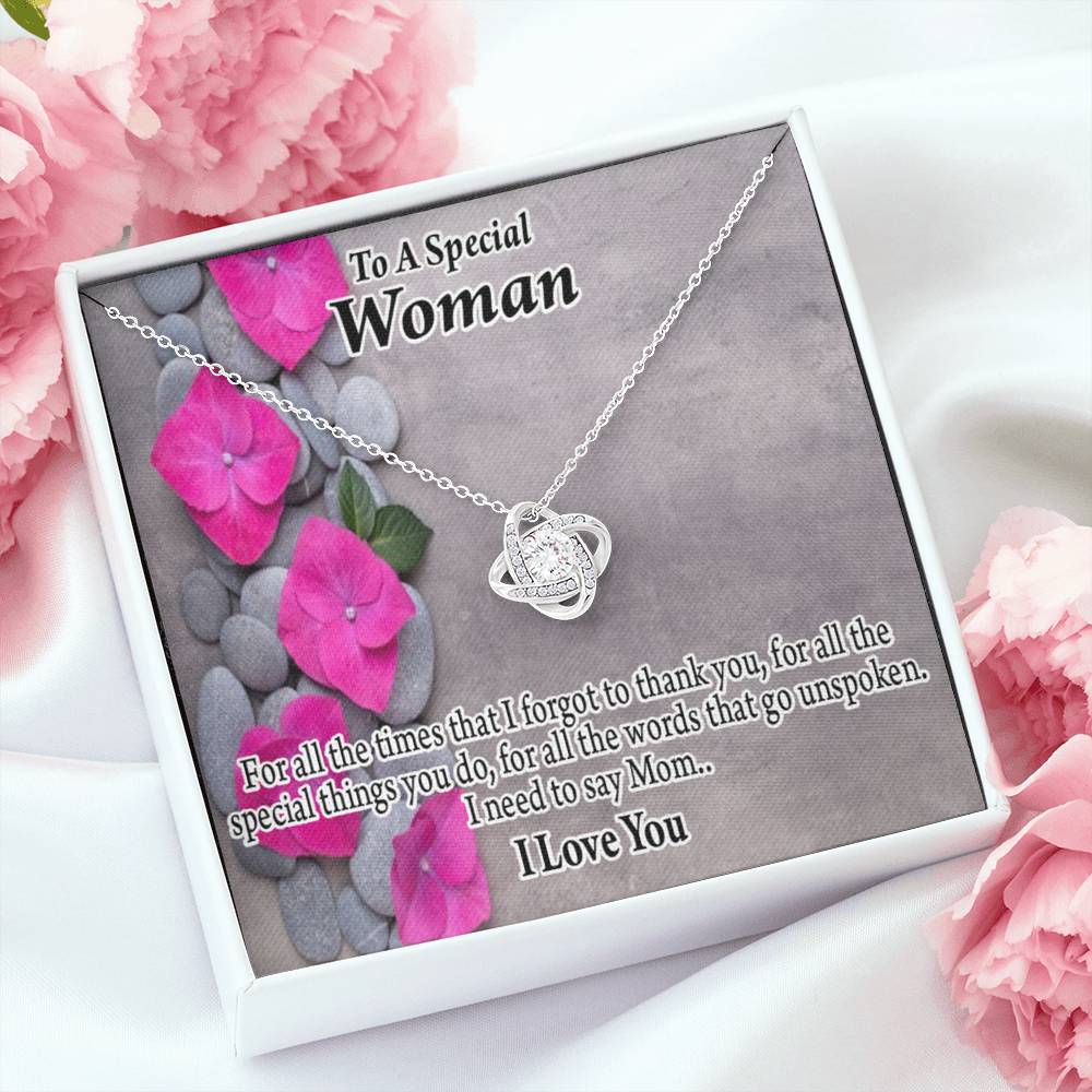 To Mom You'Re Special Love Knot Message Card From Son Daughter Gift Anniversary Birthday Graduation Mothers Day-Express Your Love Gifts