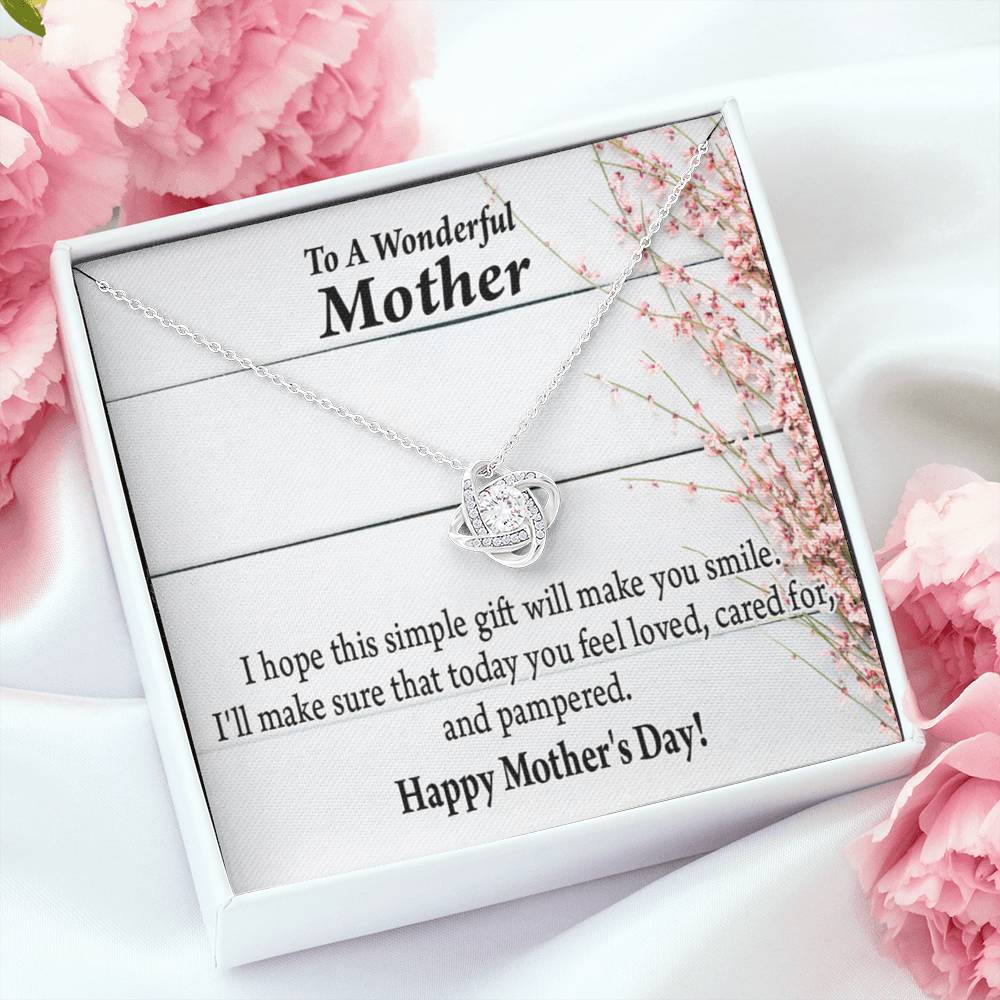 To Mom Love Knot Message Card From Son Daughter Gift Anniversary Birthday Graduation Mothers Day-Express Your Love Gifts