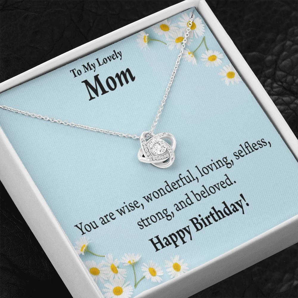 You Are Wise Love Knot Pendant Message Card-Express Your Love Gifts