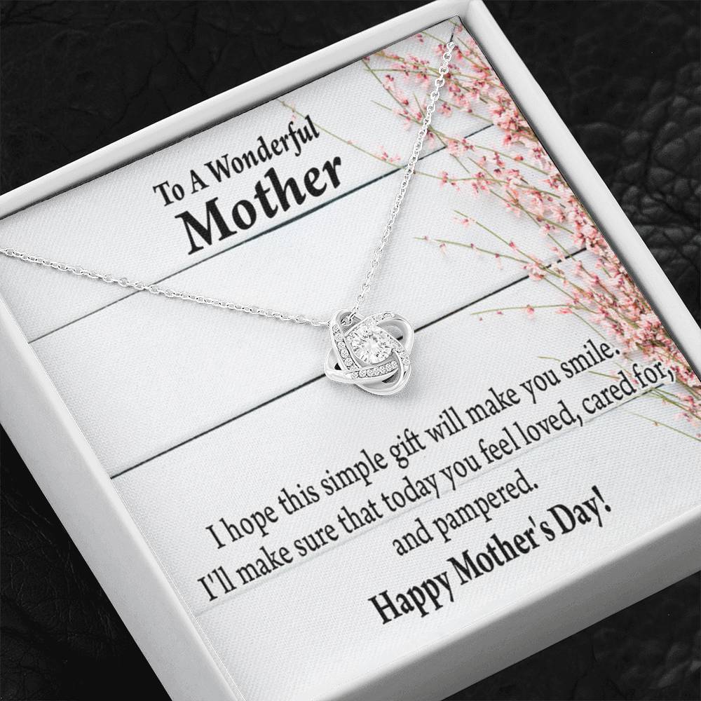 To Mom Love Knot Message Card From Son Daughter Gift Anniversary Birthday Graduation Mothers Day-Express Your Love Gifts