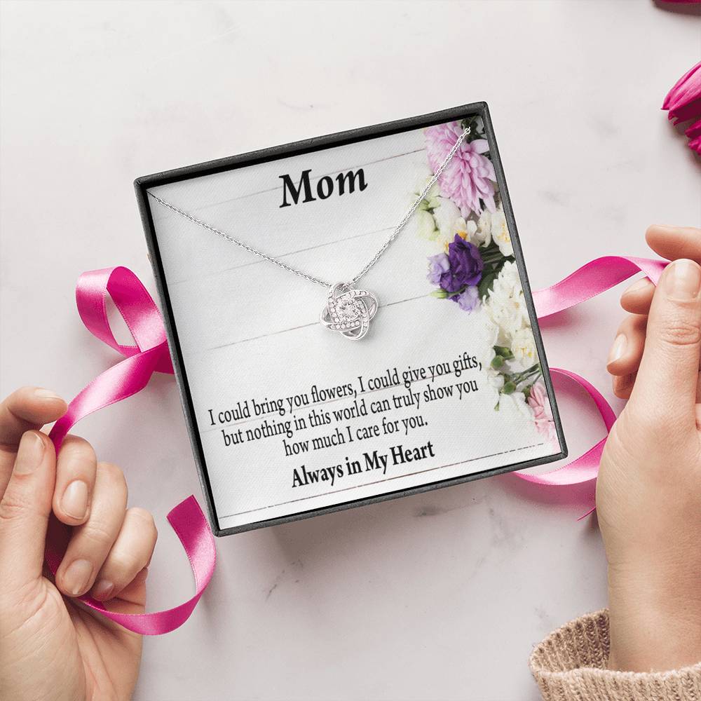 To Mom Mother Bonus Mom Grandmom Flowers And Gifts Love Knot Message Card From Son Daughter Gift Anniversary Birthday Graduation Mothers Day-Express Your Love Gifts