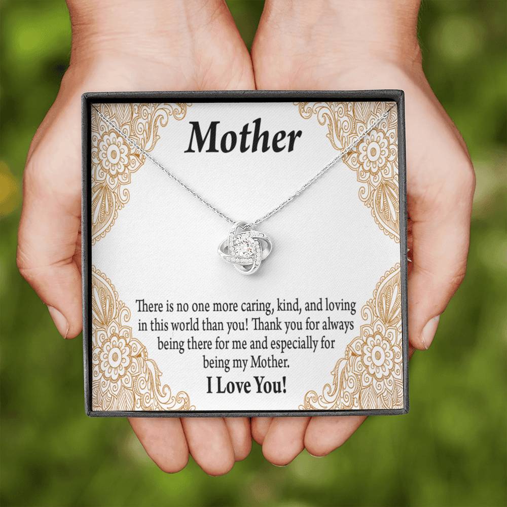To Mom Mother Bonus Mom Grandmom Caring Kind And Loving Love Knot Message Card From Son Daughter Gift Anniversary Birthday Graduation Mothers Day-Express Your Love Gifts