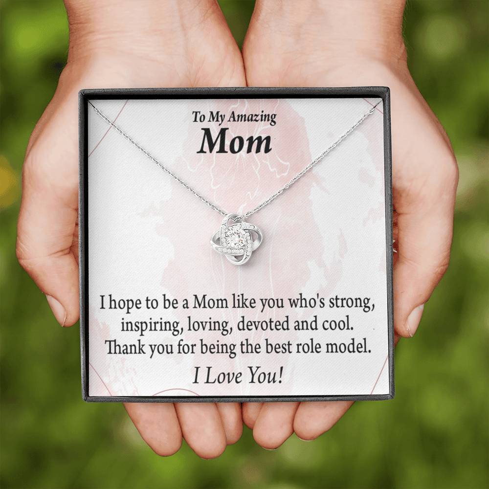 Mom You'Re The Greatest! Love Knot Message Card From Son Daughter Gift Anniversary Birthday Graduation Mothers Day-Express Your Love Gifts