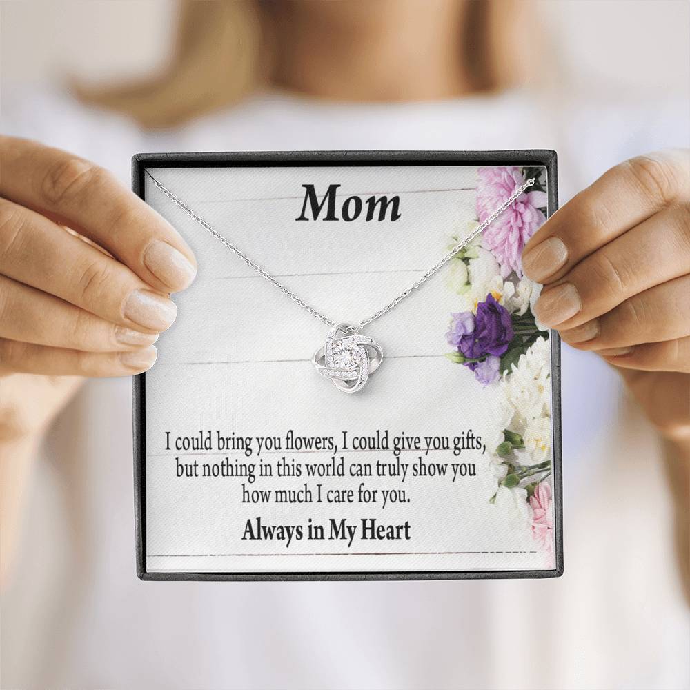 To Mom Mother Bonus Mom Grandmom Flowers And Gifts Love Knot Message Card From Son Daughter Gift Anniversary Birthday Graduation Mothers Day-Express Your Love Gifts
