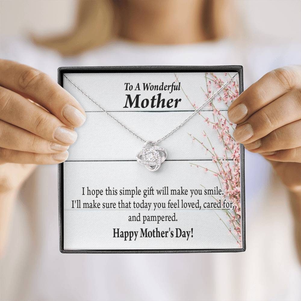 To Mom Love Knot Message Card From Son Daughter Gift Anniversary Birthday Graduation Mothers Day-Express Your Love Gifts