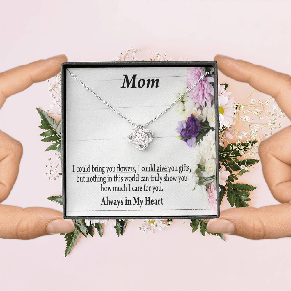 To Mom Mother Bonus Mom Grandmom Flowers And Gifts Love Knot Message Card From Son Daughter Gift Anniversary Birthday Graduation Mothers Day-Express Your Love Gifts