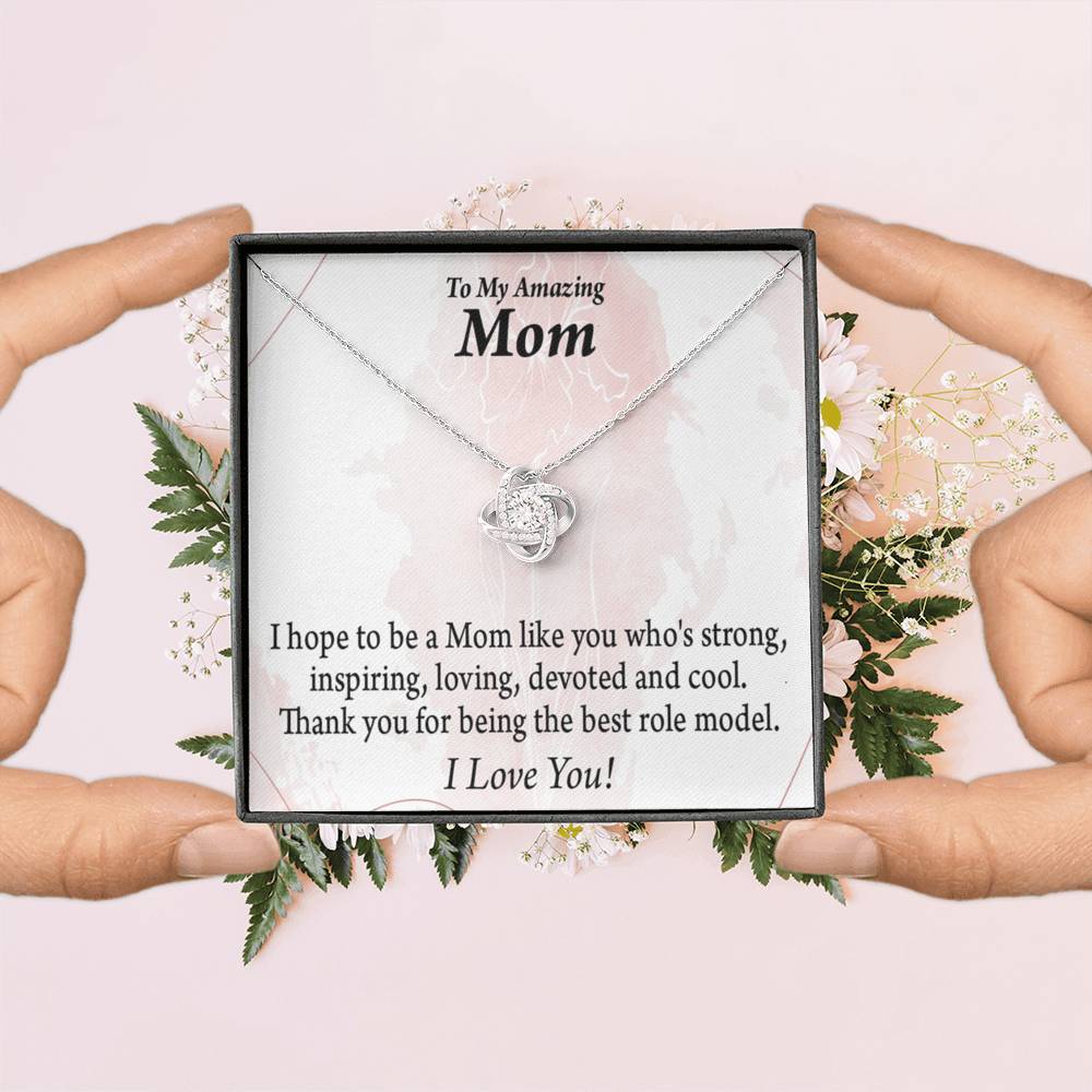 Mom You'Re The Greatest! Love Knot Message Card From Son Daughter Gift Anniversary Birthday Graduation Mothers Day-Express Your Love Gifts