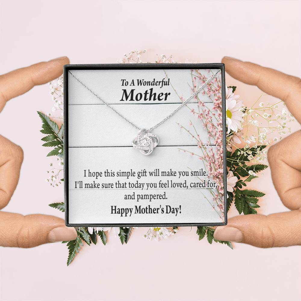 To Mom Love Knot Message Card From Son Daughter Gift Anniversary Birthday Graduation Mothers Day-Express Your Love Gifts