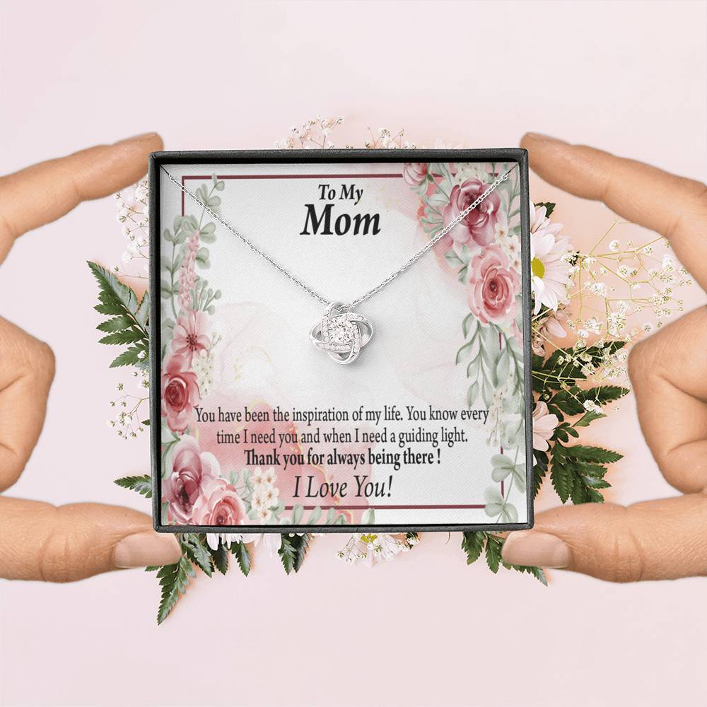 To Mom Mother Bonus Mom Grandmom Sweet Message Love Knot Message Card From Son Daughter Gift Anniversary Birthday Graduation Mothers Day-Express Your Love Gifts