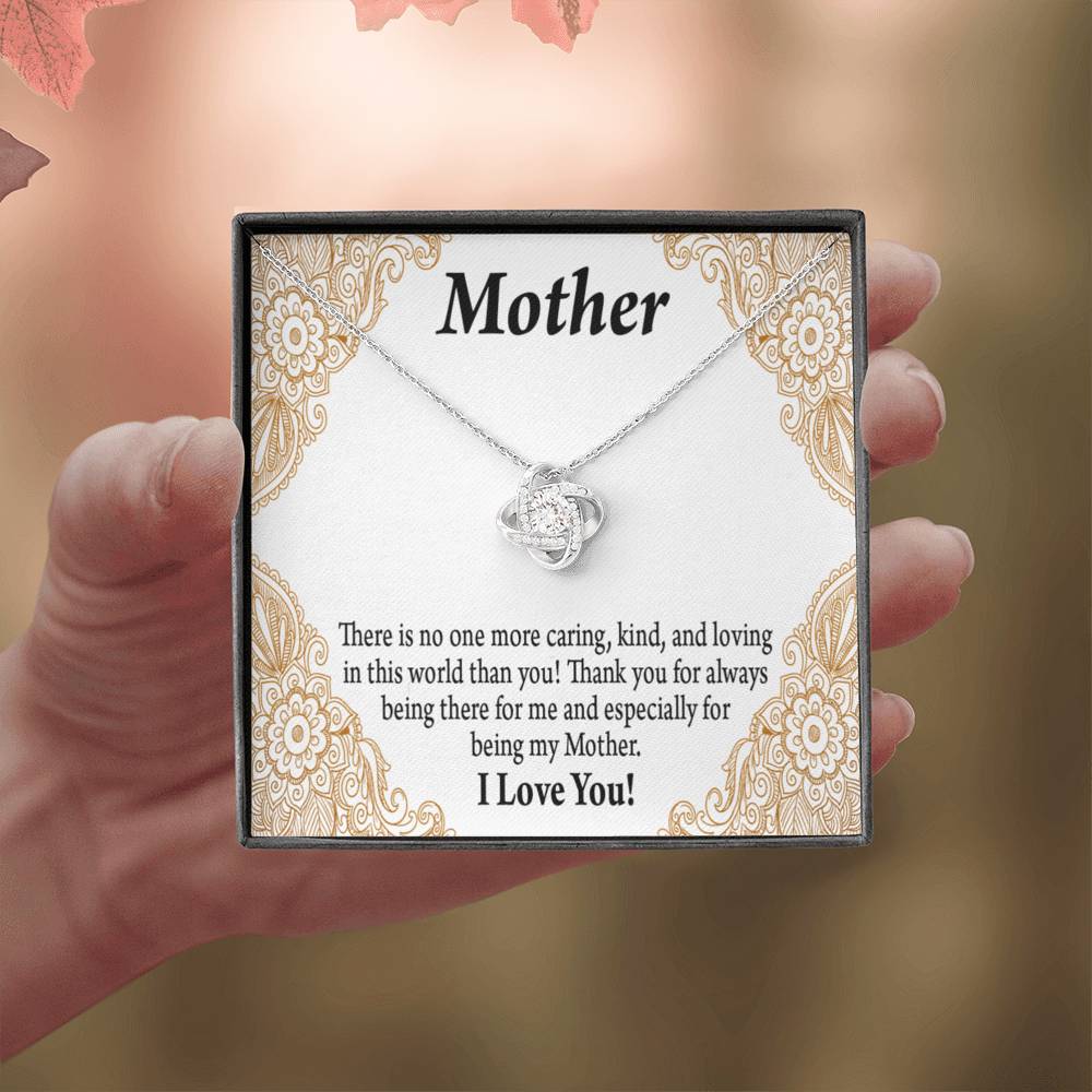 To Mom Mother Bonus Mom Grandmom Caring Kind And Loving Love Knot Message Card From Son Daughter Gift Anniversary Birthday Graduation Mothers Day-Express Your Love Gifts