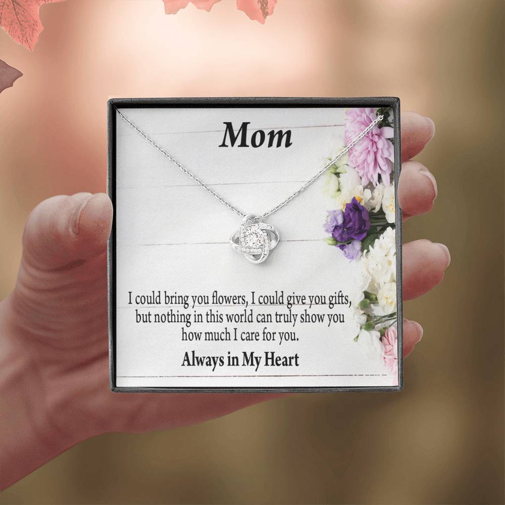 To Mom Mother Bonus Mom Grandmom Flowers And Gifts Love Knot Message Card From Son Daughter Gift Anniversary Birthday Graduation Mothers Day-Express Your Love Gifts