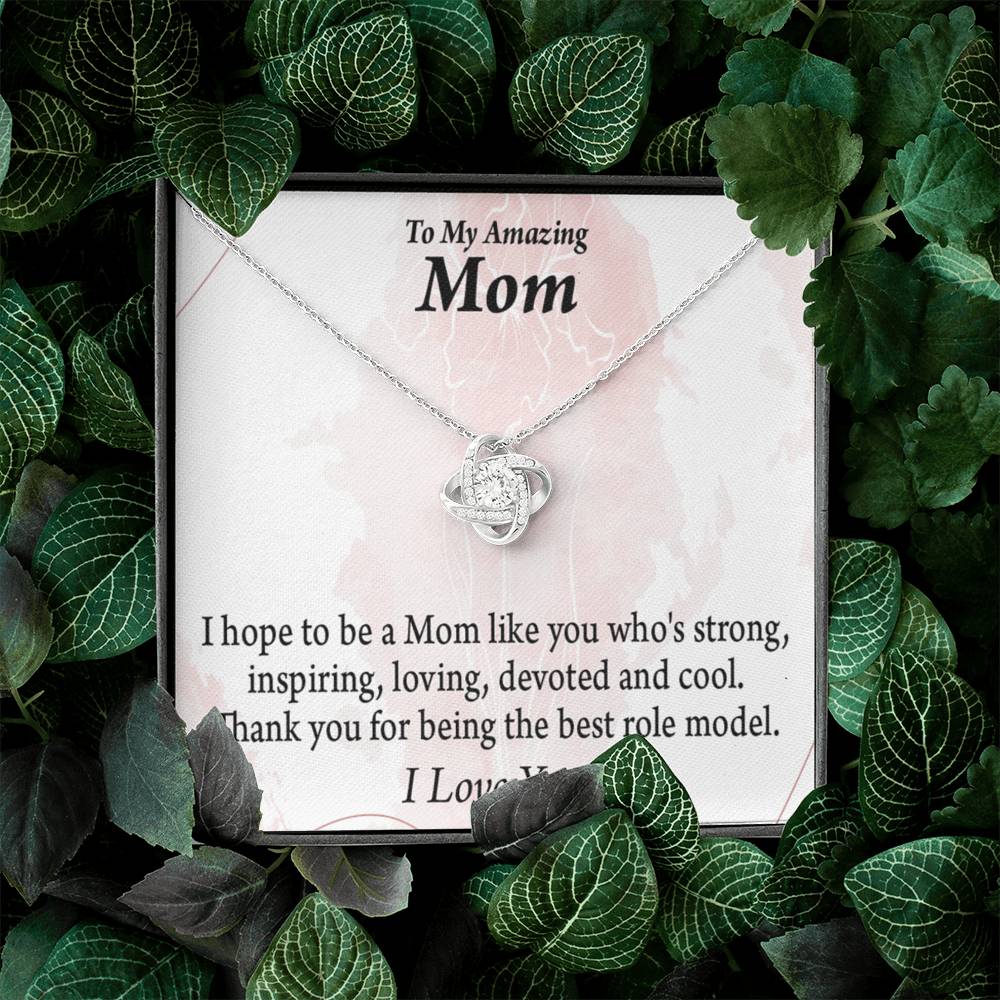 Mom You'Re The Greatest! Love Knot Message Card From Son Daughter Gift Anniversary Birthday Graduation Mothers Day-Express Your Love Gifts