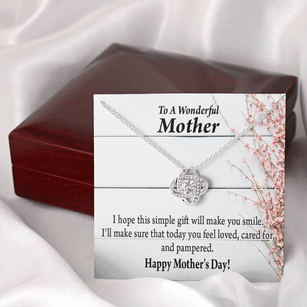 To Mom Love Knot Message Card From Son Daughter Gift Anniversary Birthday Graduation Mothers Day-Express Your Love Gifts