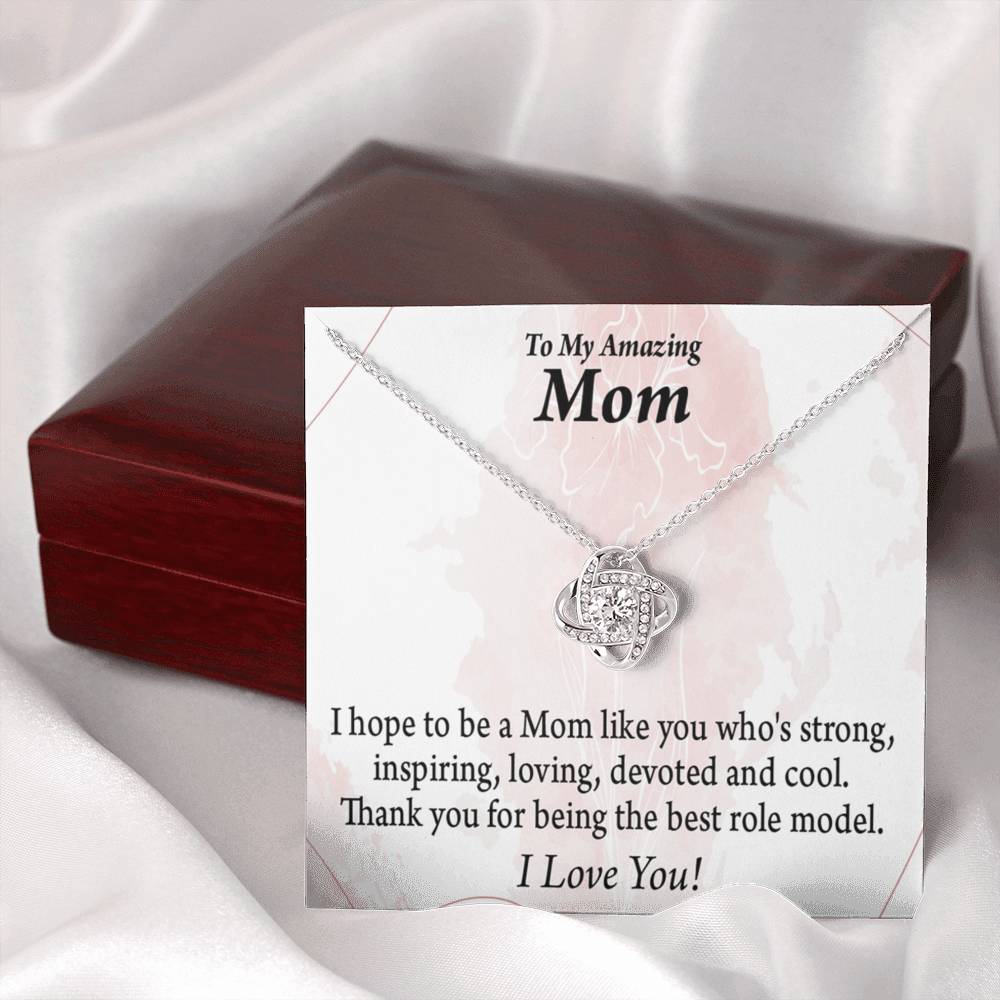 Mom You'Re The Greatest! Love Knot Message Card From Son Daughter Gift Anniversary Birthday Graduation Mothers Day-Express Your Love Gifts
