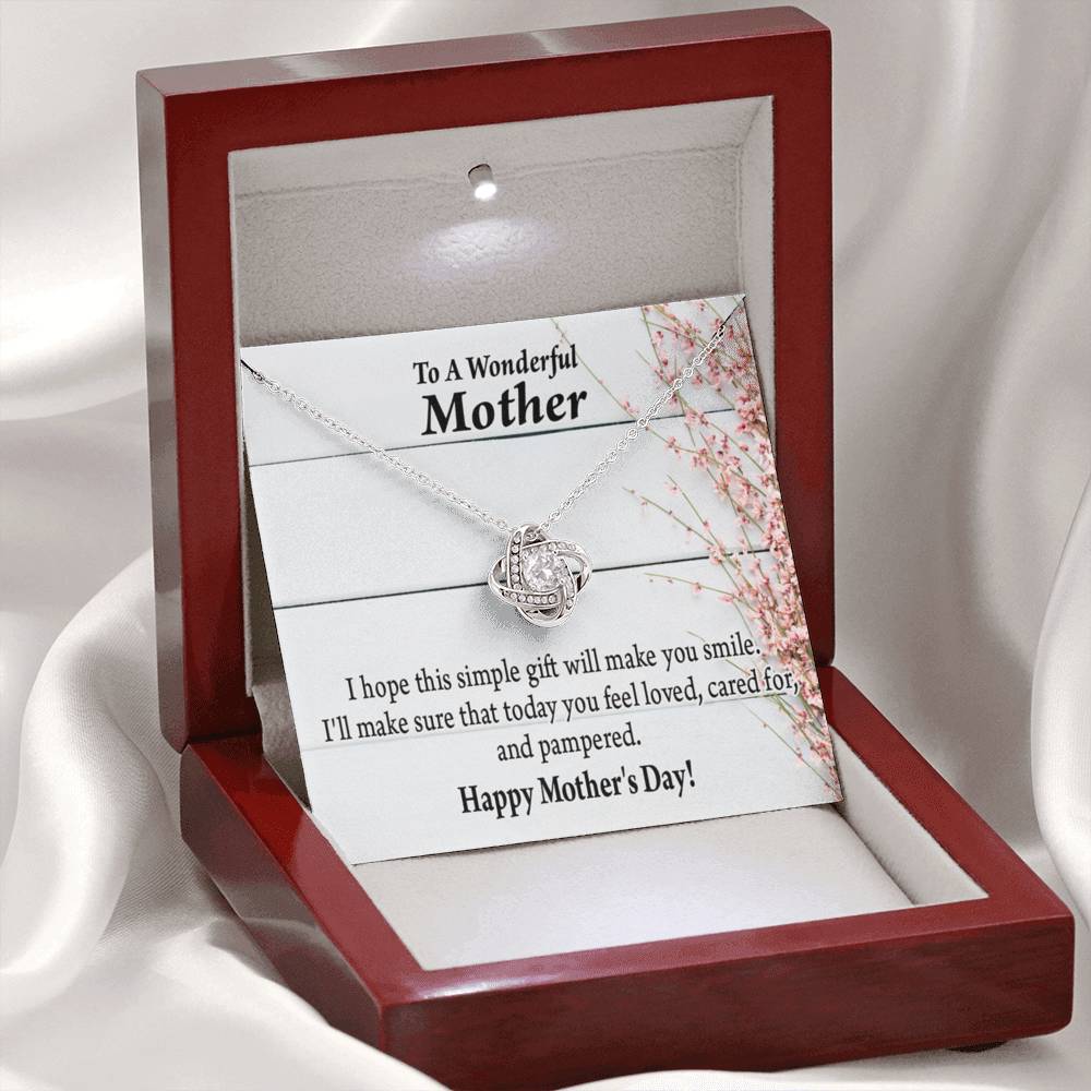 To Mom Love Knot Message Card From Son Daughter Gift Anniversary Birthday Graduation Mothers Day-Express Your Love Gifts