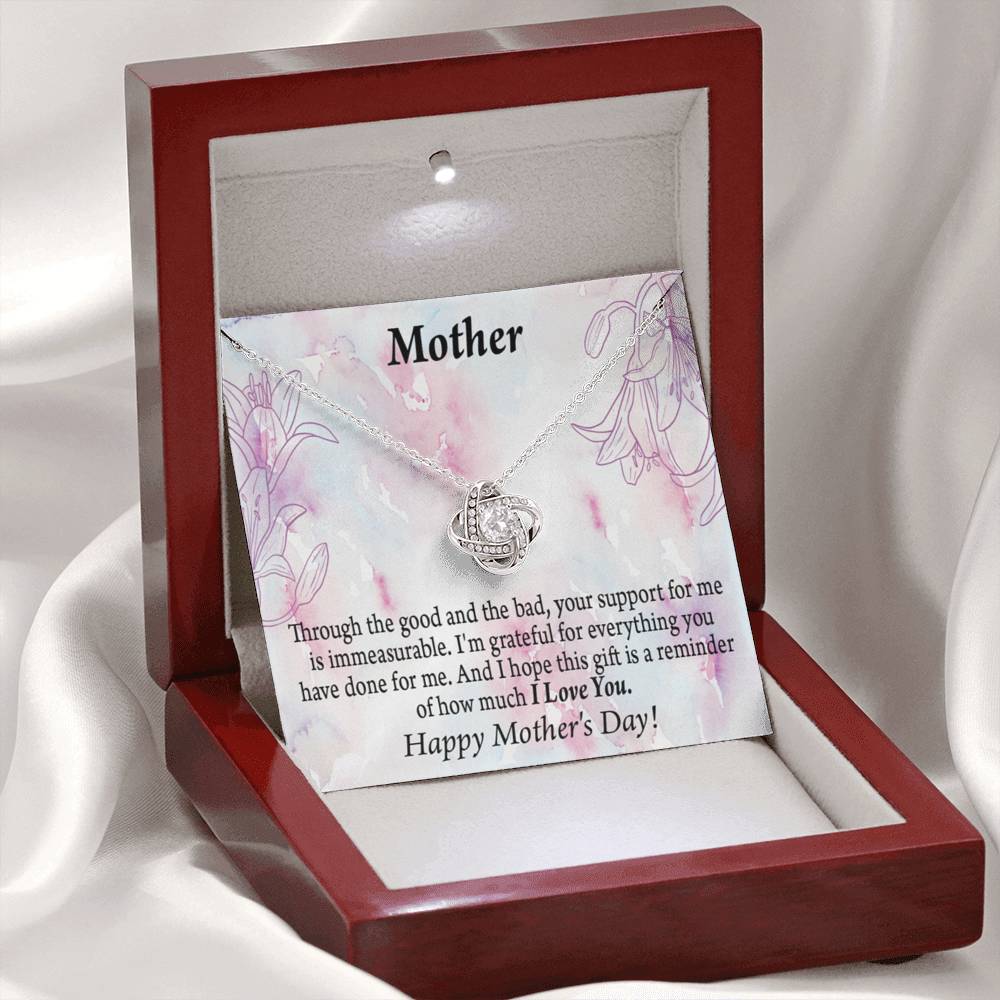 Happy Mother'S Day So Grateful Love Knot Message Card From Son Daughter Gift Anniversary Birthday Graduation Mothers Day-Express Your Love Gifts
