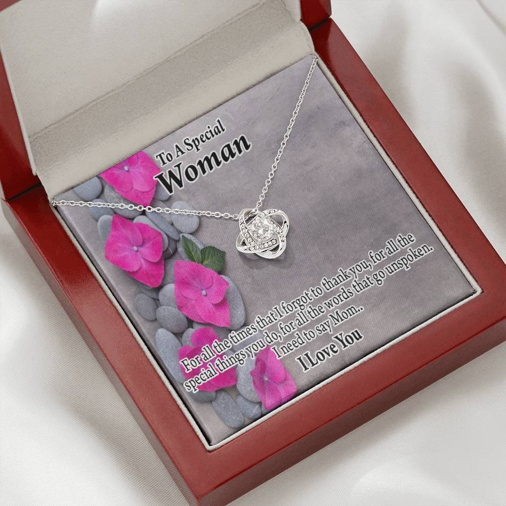 To Mom You'Re Special Love Knot Message Card From Son Daughter Gift Anniversary Birthday Graduation Mothers Day-Express Your Love Gifts