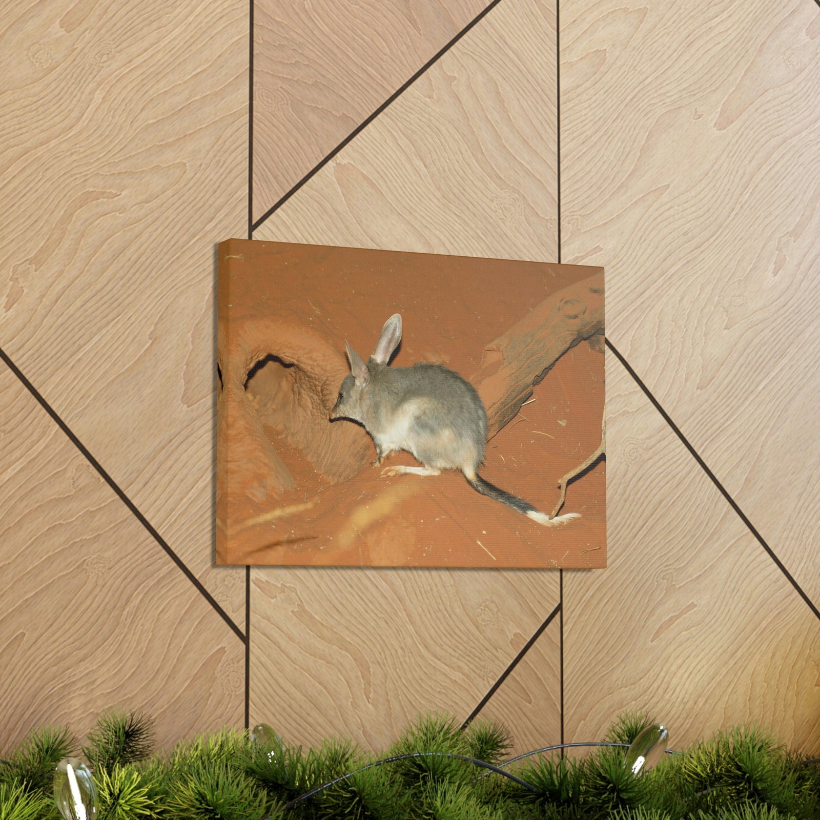 Scripture Walls Bandicoot Hiding Print Animal Wall Art Wildlife Canvas Prints Wall Art Ready to Hang Unframed-Express Your Love Gifts