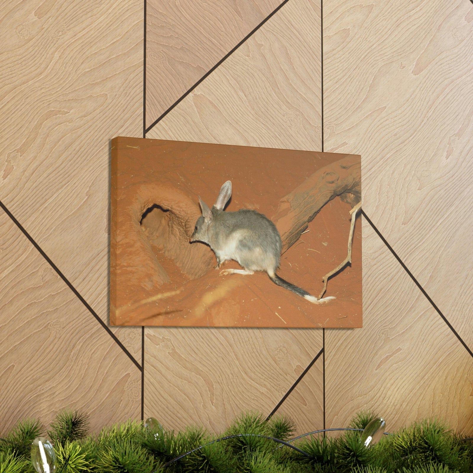 Scripture Walls Bandicoot Hiding Print Animal Wall Art Wildlife Canvas Prints Wall Art Ready to Hang Unframed-Express Your Love Gifts