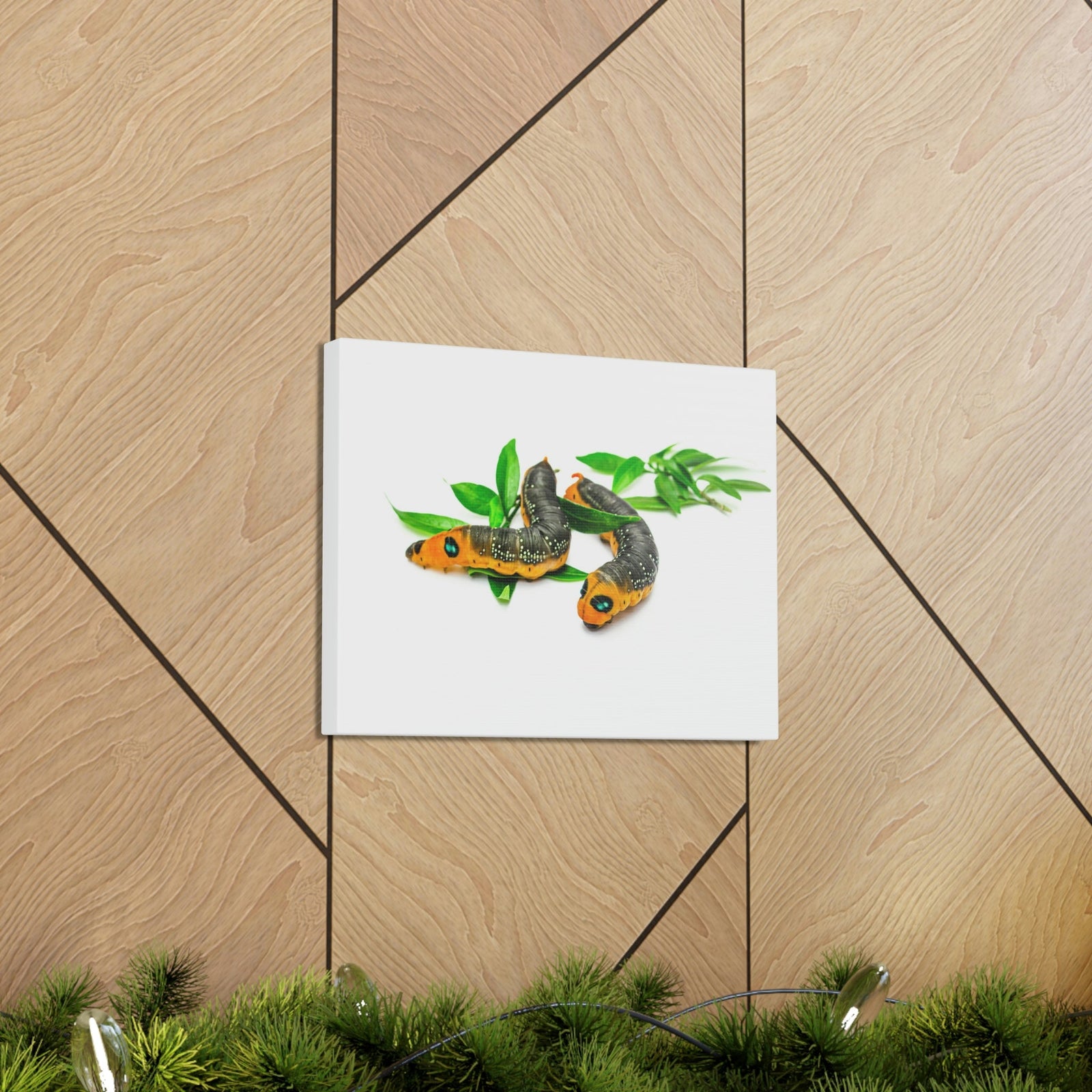 Scripture Walls Caterpillar Couple Caterpillar Troop Print Animal Wall Art Wildlife Canvas Prints Wall Art Ready to Hang Unframed-Express Your Love Gifts