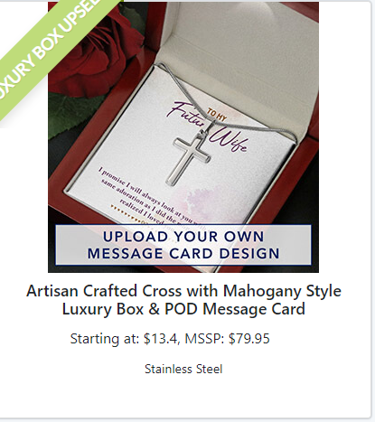 Christian Encouragement Anniversary Happiness 1 John 4:12 Cross Card Necklace w Stainless Steel Pendant-Express Your Love Gifts