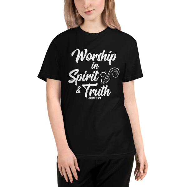 Christian Shirt Worshipping in Spirit and Truth Shirt John 4:24-Express Your Love Gifts