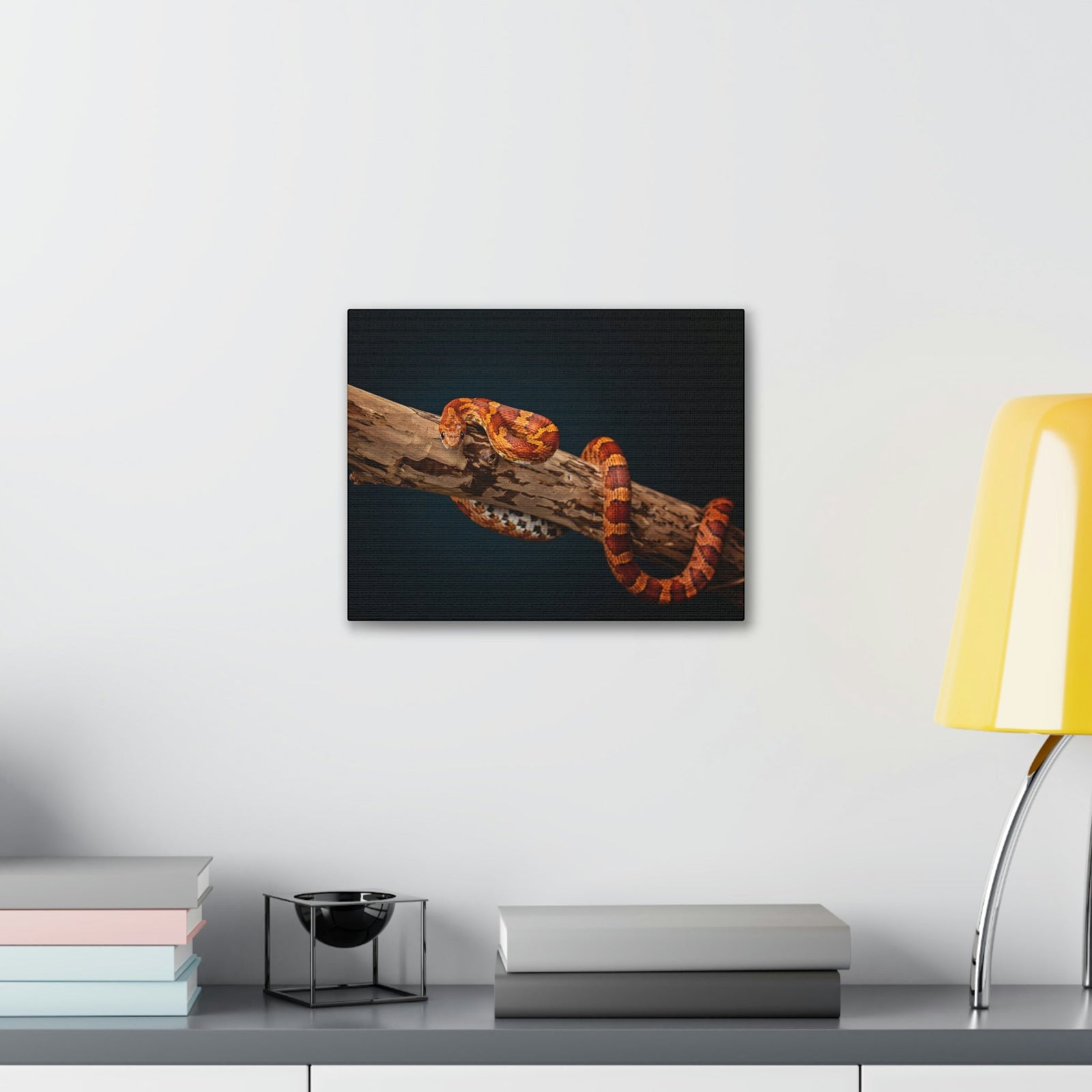 Scripture Walls Corn Snake Hunting Corn Snake on Hunt Print Animal Wall Art Wildlife Canvas Prints Wall Art Ready to Hang Unframed-Express Your Love Gifts