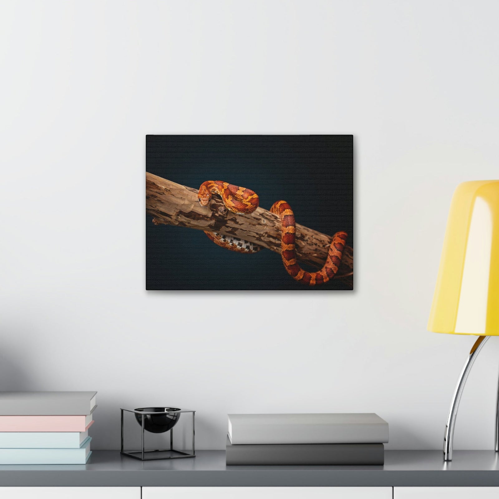 Scripture Walls Corn Snake Hunting Corn Snake on Hunt Print Animal Wall Art Wildlife Canvas Prints Wall Art Ready to Hang Unframed-Express Your Love Gifts