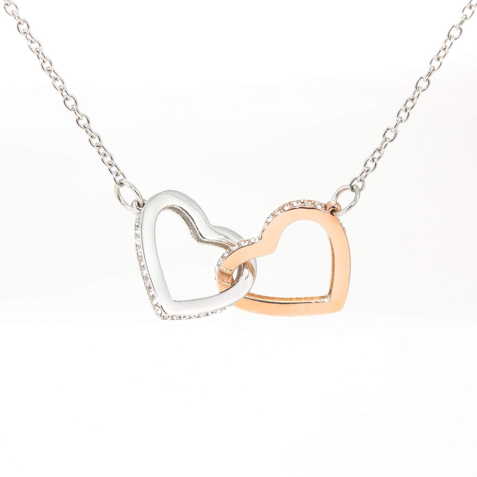 Mother Necklace Mom I Love You Inseparable Love Pendant Birthday Keepsake Card-Express Your Love Gifts