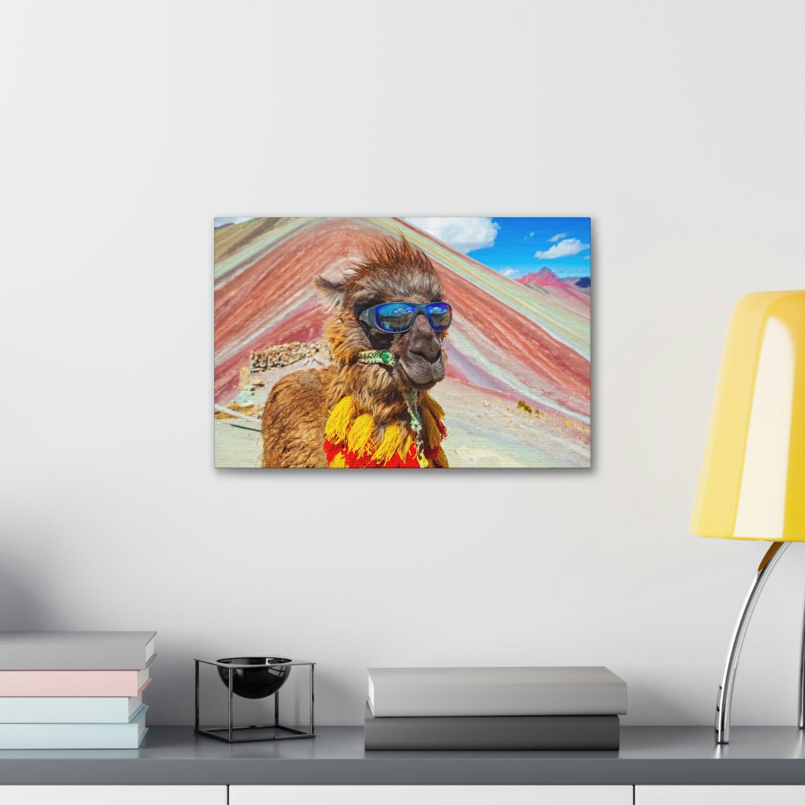 Funny Alcapa Silly Alcapa Inside Outside Wall Art Ready to Hang Unframed-Express Your Love Gifts