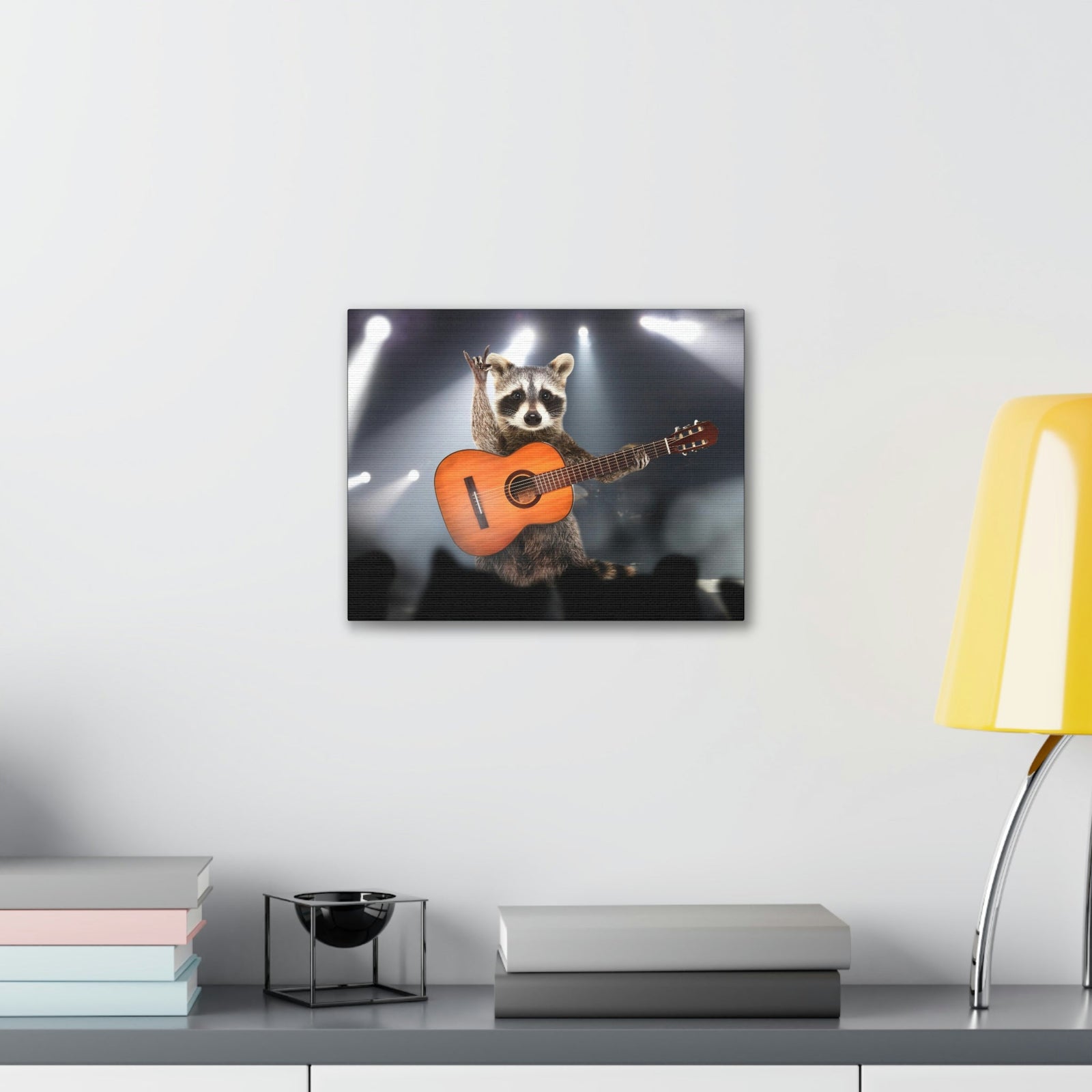 Funny Raccoon Silly Raccoon Inside Wall Art Ready to Hang Unframed-Express Your Love Gifts