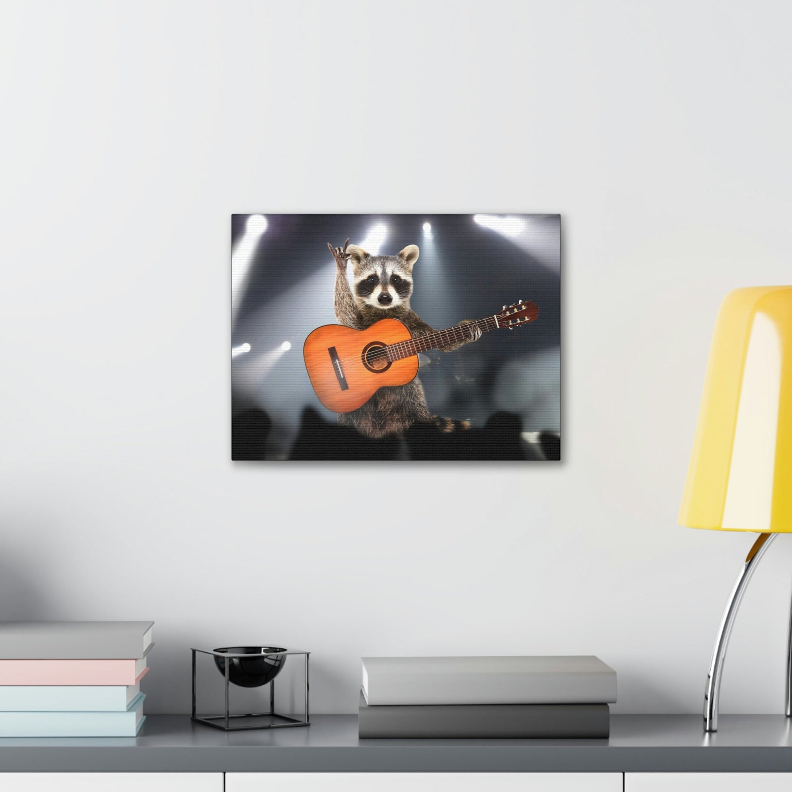Funny Raccoon Silly Raccoon Inside Wall Art Ready to Hang Unframed-Express Your Love Gifts