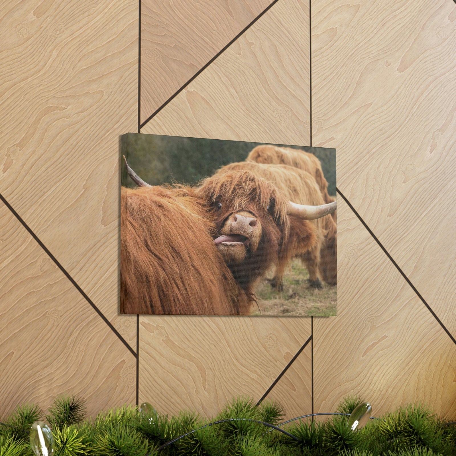 Funny Yak Silly Yak Outside Wall Art Ready to Hang Unframed-Express Your Love Gifts