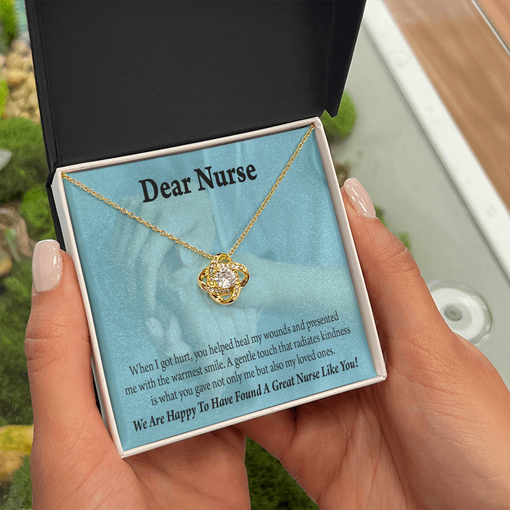 Great Nurse Like You Healthcare Medical Worker Nurse Appreciation Gift Infinity Knot Necklace Message Card-Express Your Love Gifts