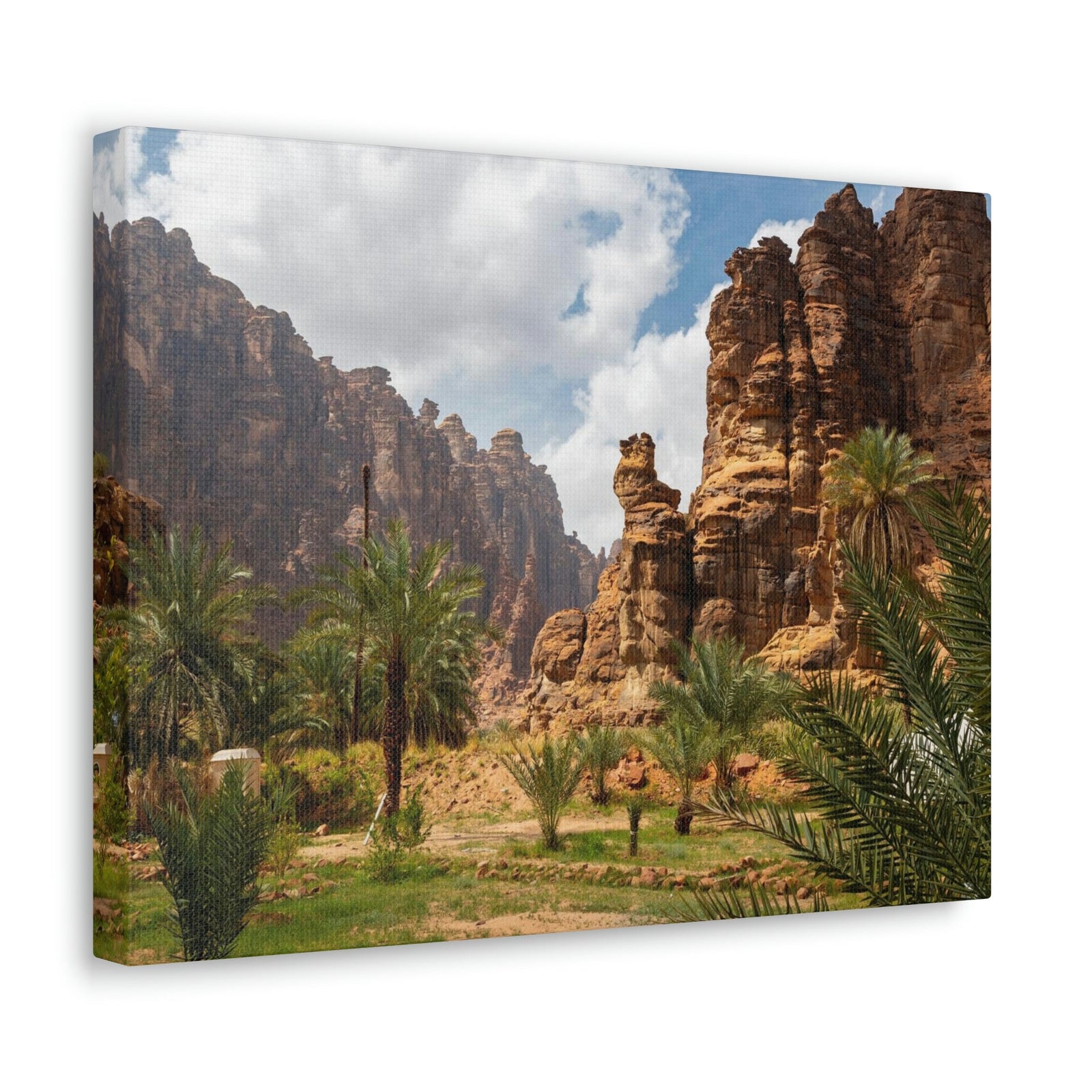 Incredible Valley View Scene Beautiful Breathtaking and Astonishing Beauty Nature Scene Big Rocks and Trees Wall Art Ready to Hang Unframed-Express Your Love Gifts